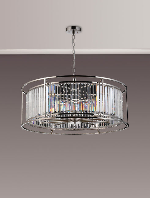 Mano Pendant / Semi Ceiling Convertible 10 Light