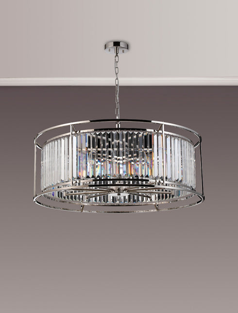 Mano Pendant / Semi Ceiling Convertible 10 Light