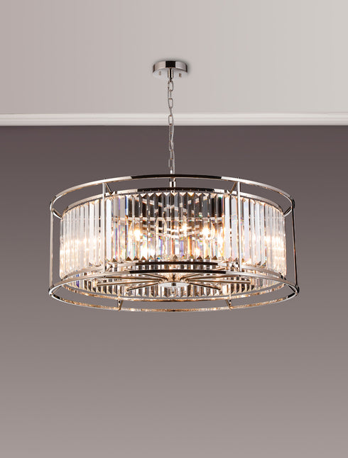 Mano Pendant / Semi Ceiling Convertible 10 Light