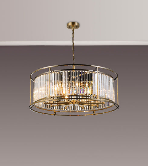 Mano Pendant / Semi Ceiling Convertible 10 Light