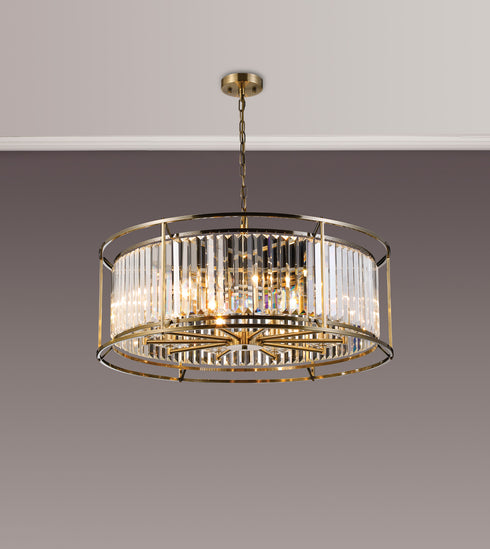 Mano Pendant / Semi Ceiling Convertible 10 Light