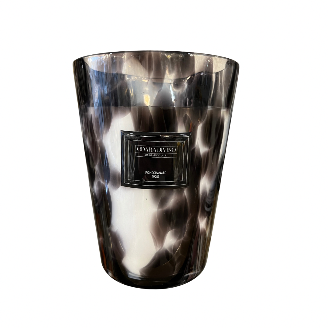 Mulberry Murano Glass Candle Pomegranate Noir Medium My Home Rocks 4212