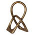 Double Loop Sculpture Antique Gold