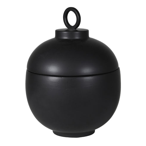 Matte Black Dome Jar