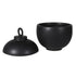 Matte Black Dome Jar