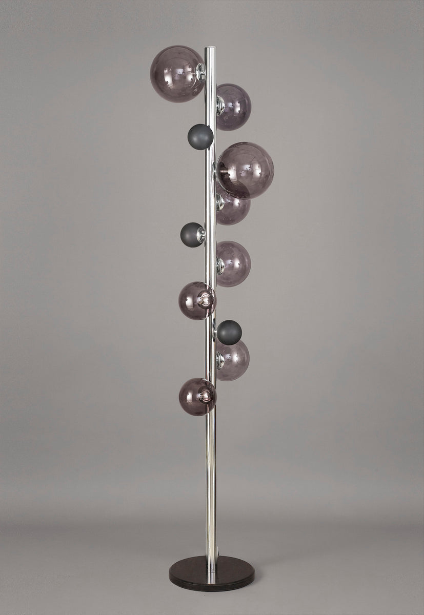 Rome Floor Lamp 8 Light With White Marble Base My Home Rocks