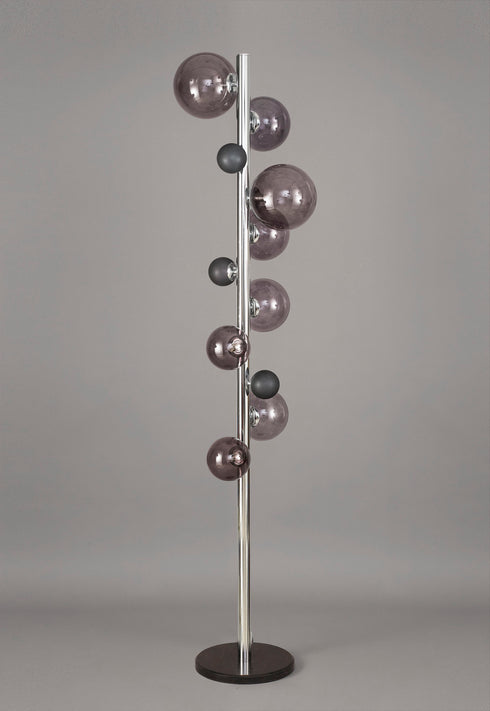 Rome Floor Lamp 8 Light With White Marble Base