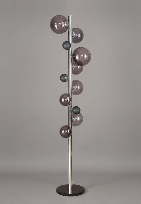 Rome Floor Lamp 8 Light With White Marble Base