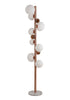 Rome Floor Lamp 8 Light With White Marble Base