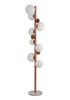 Rome Floor Lamp 8 Light With White Marble Base