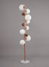 Rome Floor Lamp 8 Light With White Marble Base