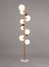 Rome Floor Lamp 8 Light With White Marble Base