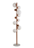 Rome Floor Lamp 8 Light With White Marble Base
