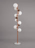 Rome Floor Lamp 8 Light With White Marble Base