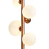 Rome Floor Lamp 8 Light With White Marble Base