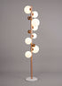 Rome Floor Lamp 8 Light With White Marble Base