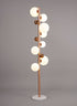 Rome Floor Lamp 8 Light With White Marble Base