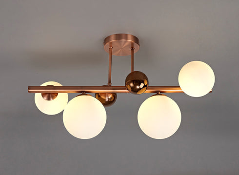 Rome Semi Flush Ceiling 4 Light