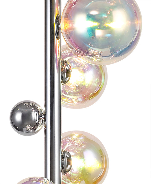 Rome Floor Lamp 8 Light With White Marble Base