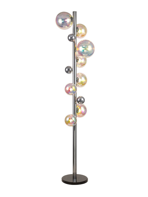 Rome Floor Lamp 8 Light With White Marble Base