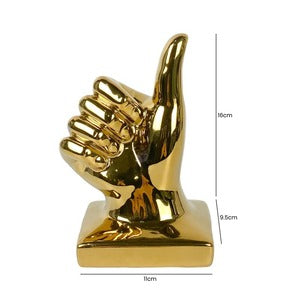 Thumbs Up Hand Gold