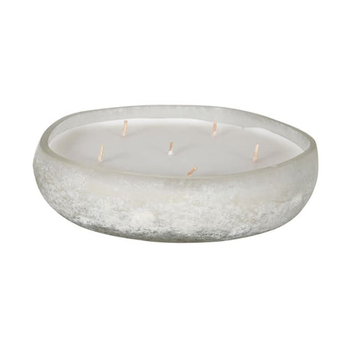 Small White Balsam Sea Salt Candle in Gift Box
