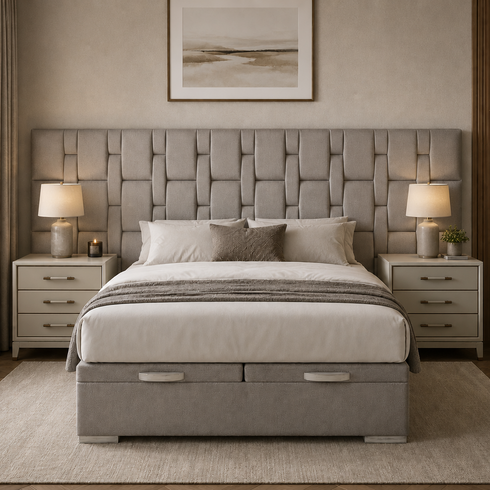 Silverstone Greige Bed