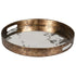 Marble Effect Brass Mirror Tray