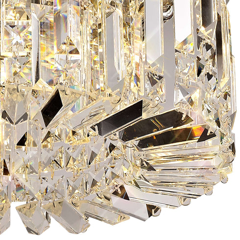Zula Round Flush Chandelier 5 Light
