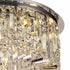 Zula Round Flush Chandelier 8 Light