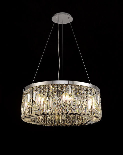 Zula Round Pendant Chandelier 8 Light