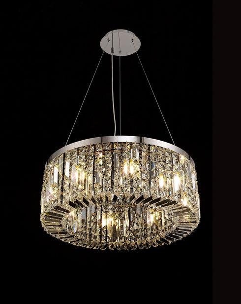 Zula Round Pendant Chandelier 8 Light