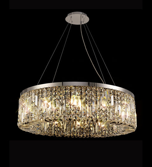 Zula Round Pendant Chandelier 12 Light