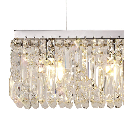 Zula Linear Pendant Chandelier 5 Light