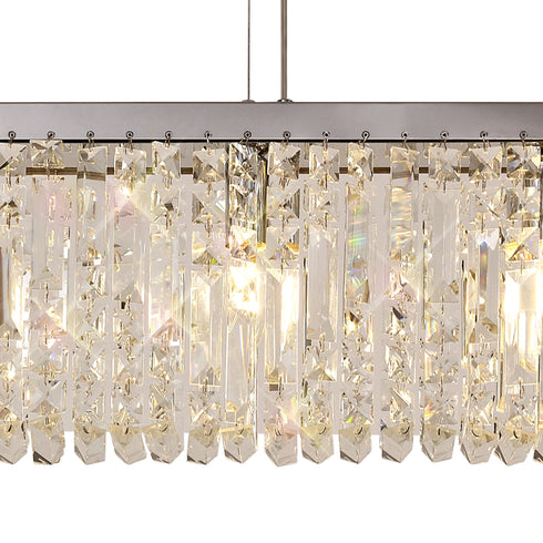 Zula Linear Pendant Chandelier 5 Light