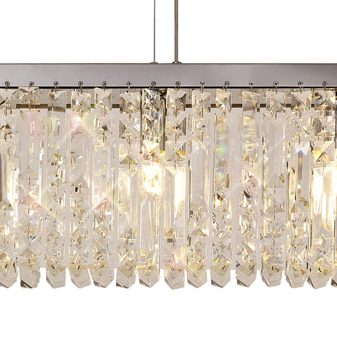 Zula Linear Pendant Chandelier 5 Light