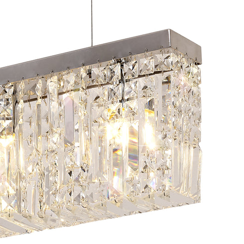 Zula Linear Pendant Chandelier 5 Light