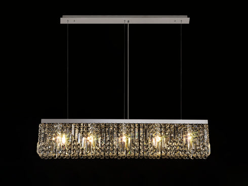 Zula Linear Pendant Chandelier 5 Light