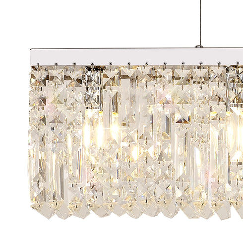 Zula Linear Pendant Chandelier 7 Light