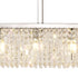 Zula Linear Pendant Chandelier 7 Light