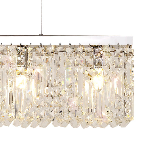 Zula Linear Pendant Chandelier 7 Light