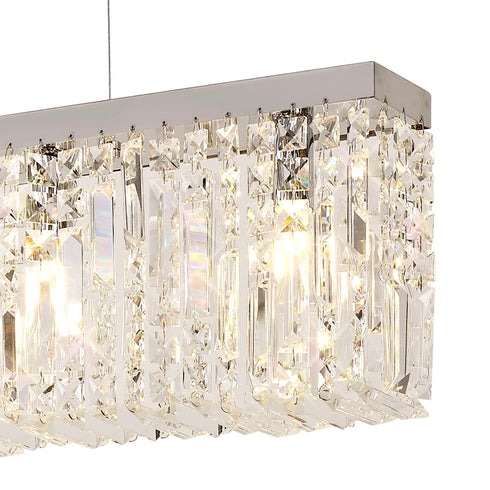 Zula Linear Pendant Chandelier 7 Light