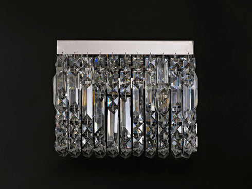 Zula Rectangular 2 Light Small Wall Lamp