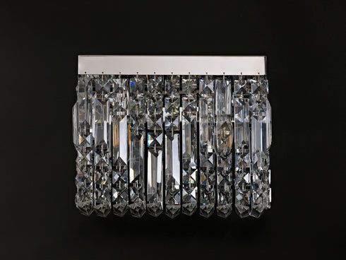 Zula Rectangular 2 Light Small Wall Lamp