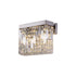 Zula Rectangular 2 Light Small Wall Lamp