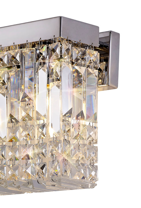 Zula Rectangular 2 Light Small Wall Lamp