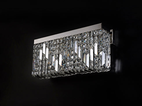 Zula Rectangular 3 Light Large Wall Lamp