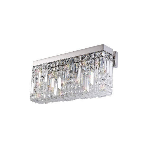 Zula Rectangular 3 Light Large Wall Lamp