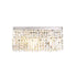Zula Rectangular 3 Light Large Wall Lamp
