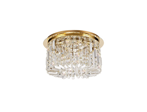 Zula Round Flush Chandelier 5 Light